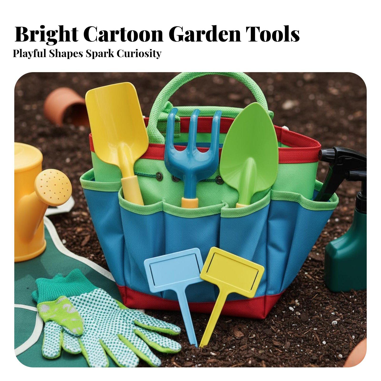 Gardening Tools For Young Children - 10 Pieces Kids Gardening Tool Set