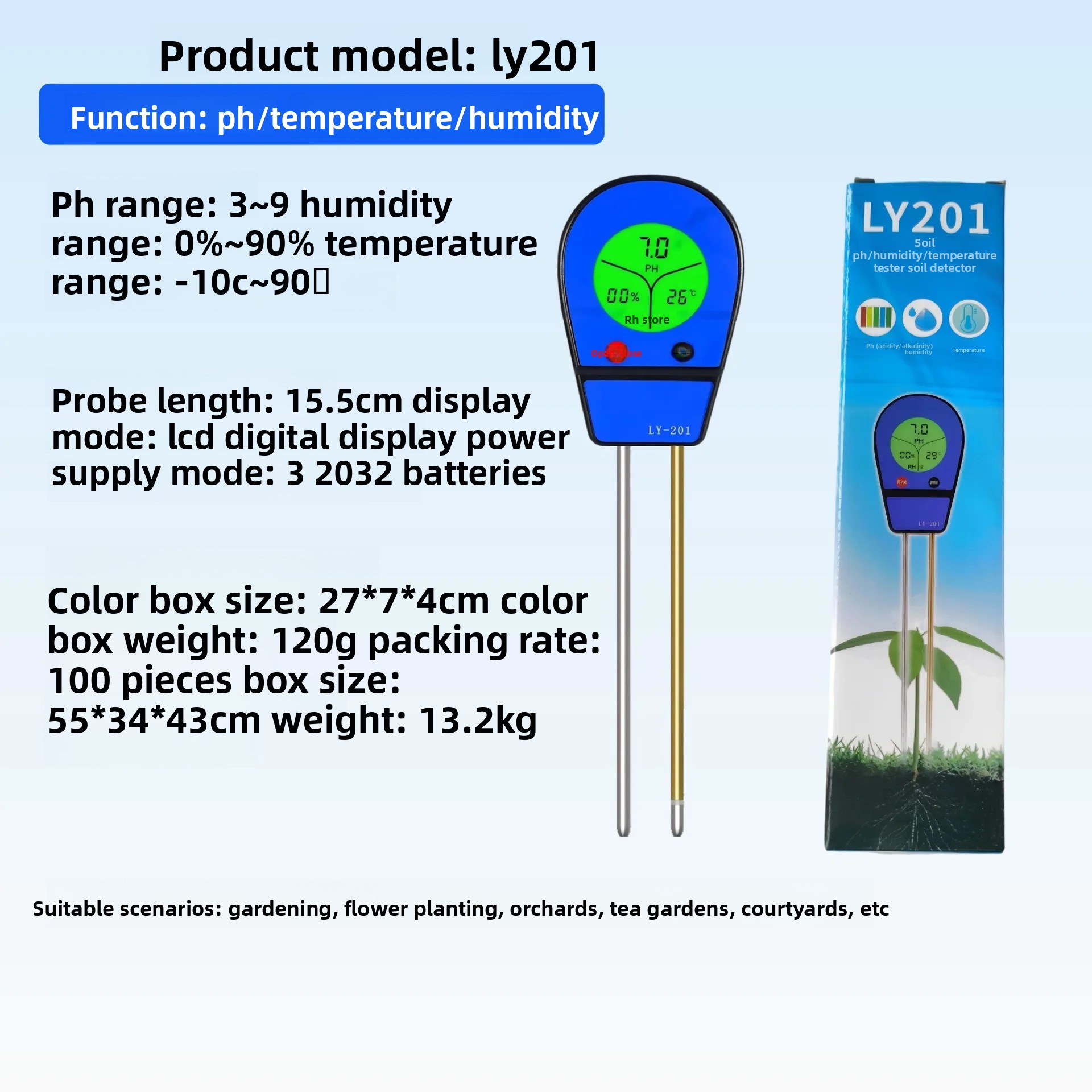 4 in 1 Soil Moisture pH Meter  - огляд і ціна Moisture Meter Plant