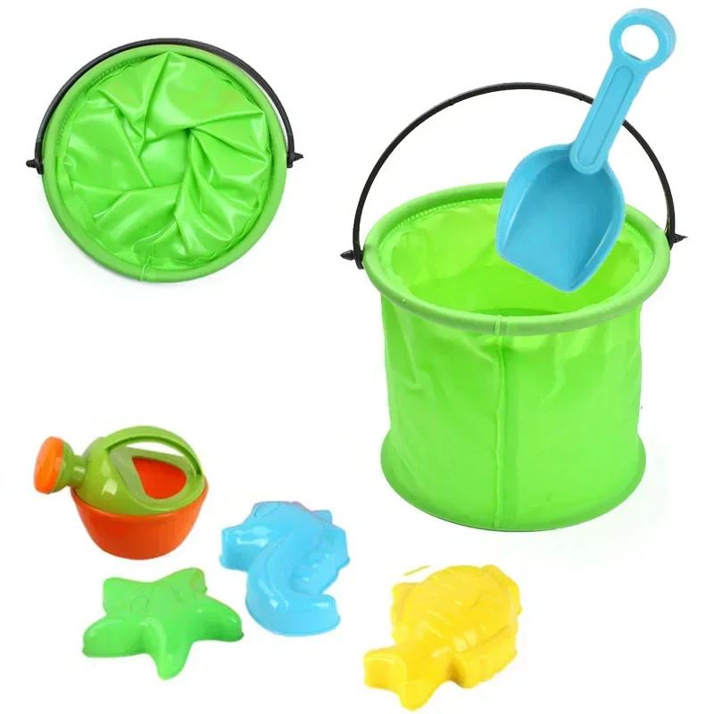 Beach Sand Bucket Toy  Collaps - огляд і ціна Gardening Tools For Kids