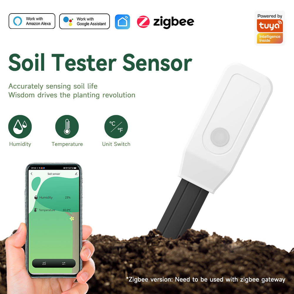 Smart Soil Tester Sensor, Zigb - огляд і ціна Moisture Meter Plant