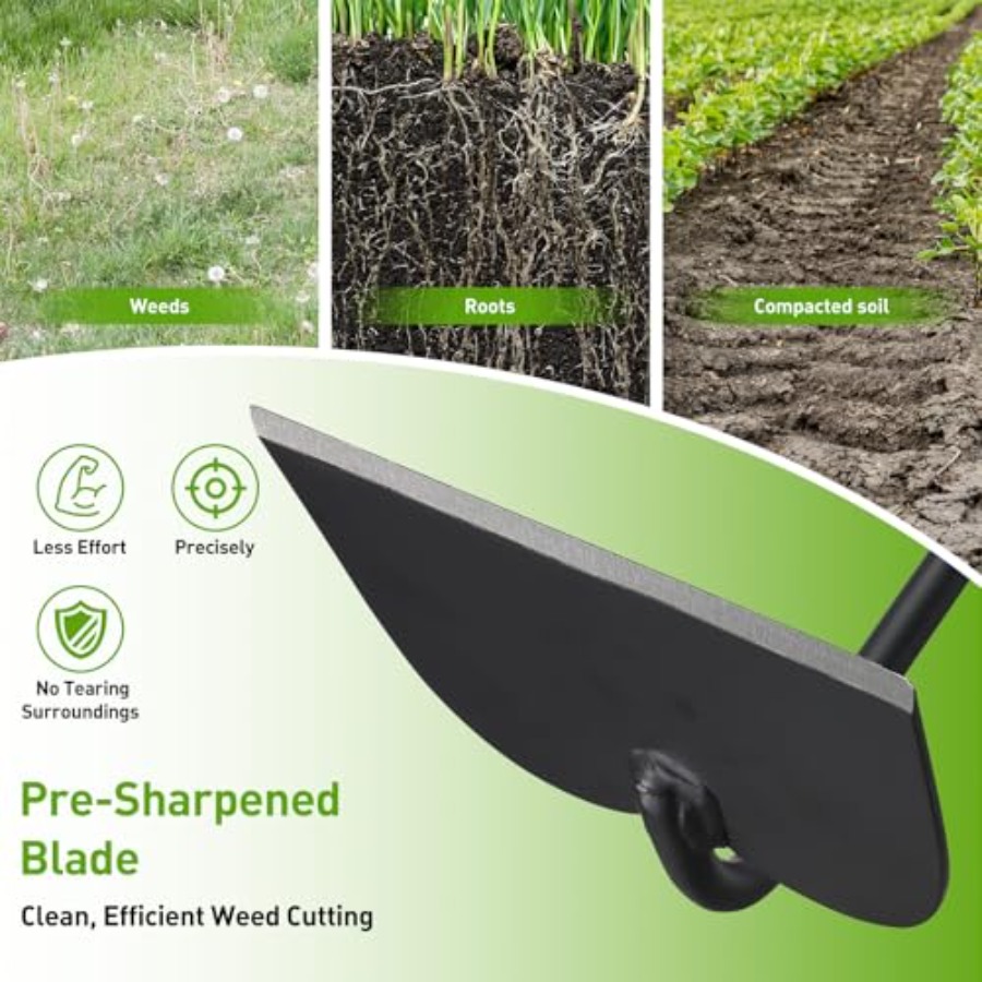Garden Hoe for Weeding, Heavy  - огляд і ціна Gardening Tools Drawing