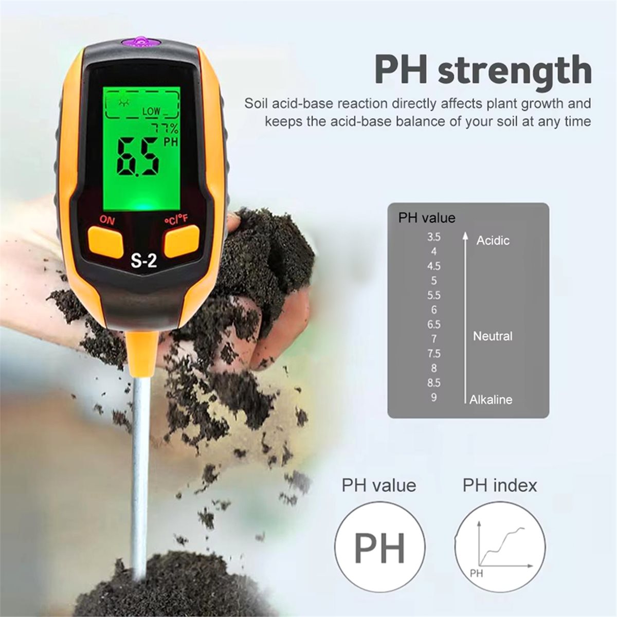 (PQWN) Soil Moisture Sensor Me - огляд і ціна Gardening Tools B&M