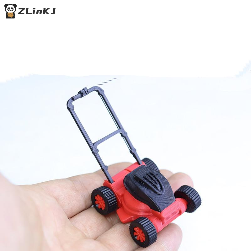 ▶1Pc 1:12 1:18 Dollhouse Lawn  - огляд і ціна Gardening Tools Lawn Mower