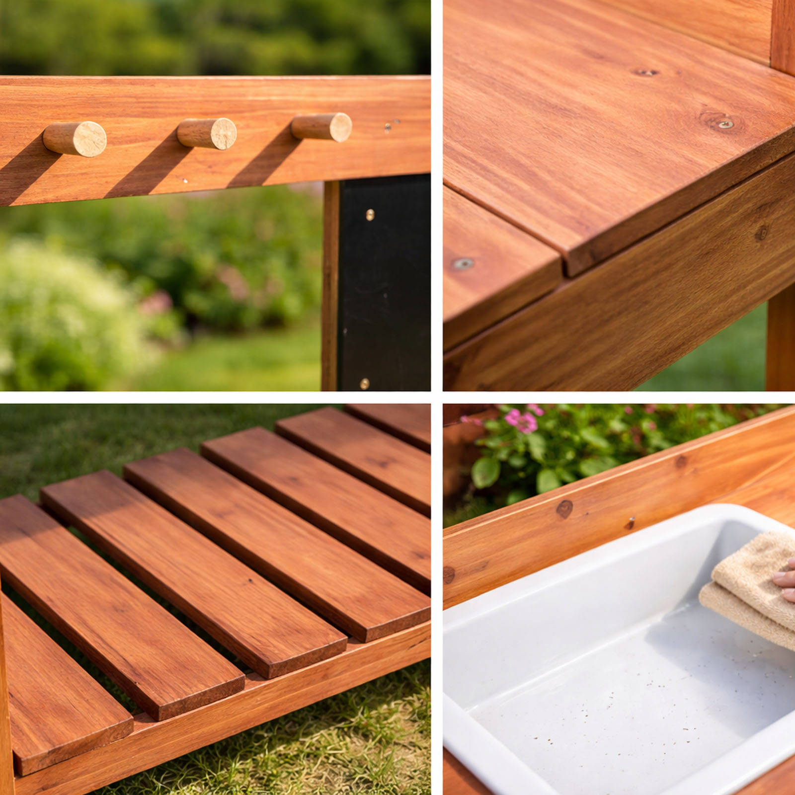 Wooden Potting Benches For Chi - огляд і ціна Gardening Tools For Kids