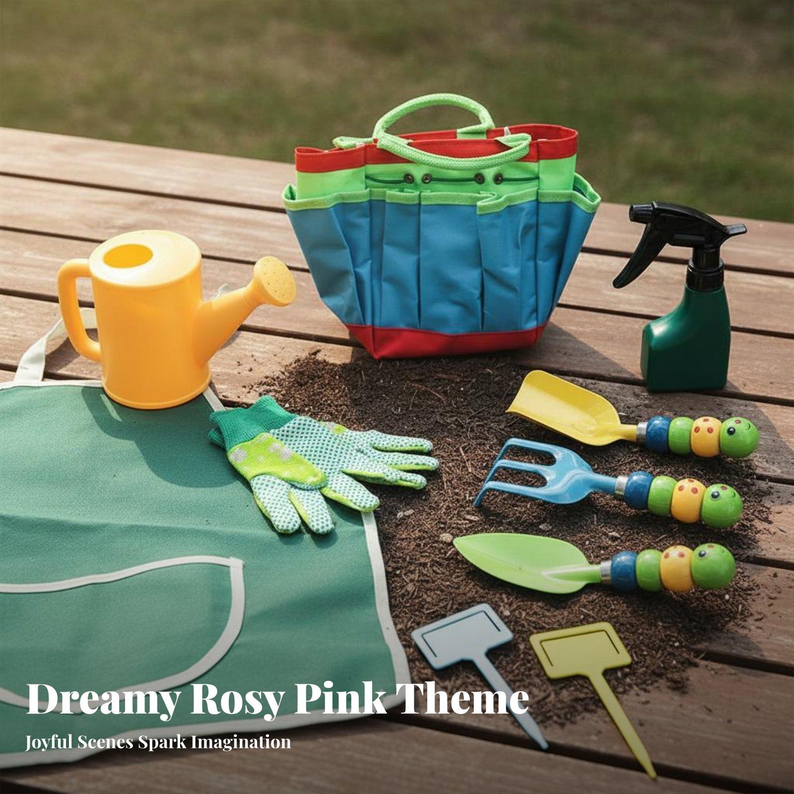 10 Pieces Kids Gardening Tool  - огляд і ціна Gardening Tools For Young Children