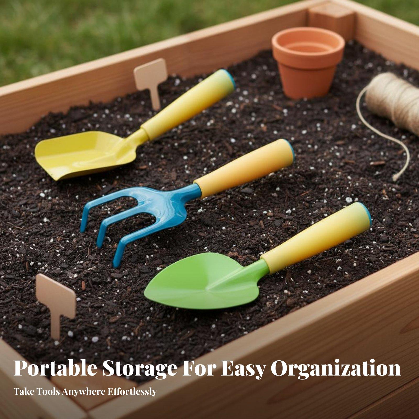 3 Pieces Kids Gardening Tools  - огляд і ціна Gardening Tools For Young Children
