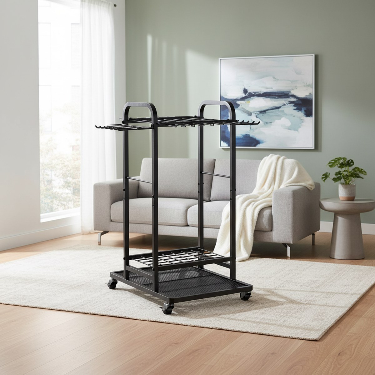 Heavy Duty Garden Tool Cart 3  - огляд і ціна Gardening Tools Rack