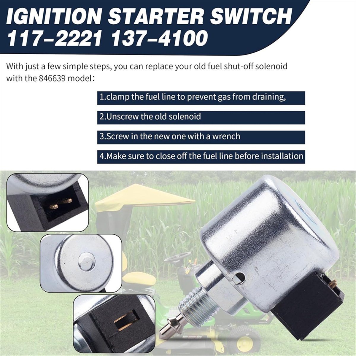 AT16 846639 Shut-Off Solenoid  - огляд і ціна Gardening Tools B&M