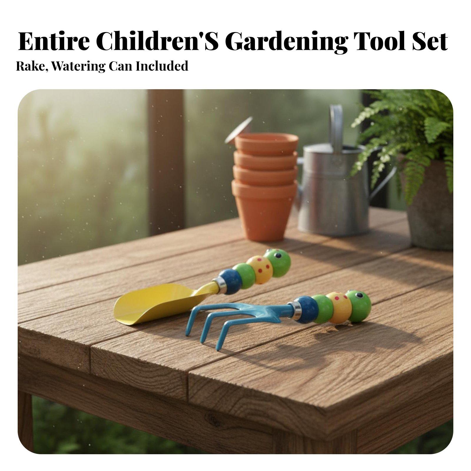 3 Pieces Kids Gardening Tools  - огляд і ціна Gardening Tools For Young Children